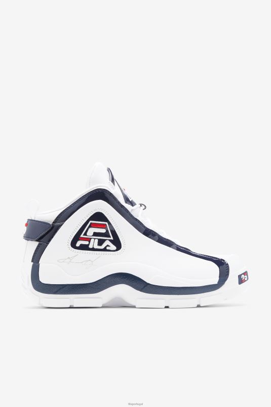 PPH0J98 branco/marinho/vermelho FILA Grant Hill 2 25th Anniversary Edition Masculino Fila Branco/Navy/Vermelho