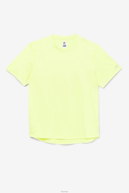 PPH0J1109 urze amarela FILA pickleball bainha vieira tripulação yellowheather fila