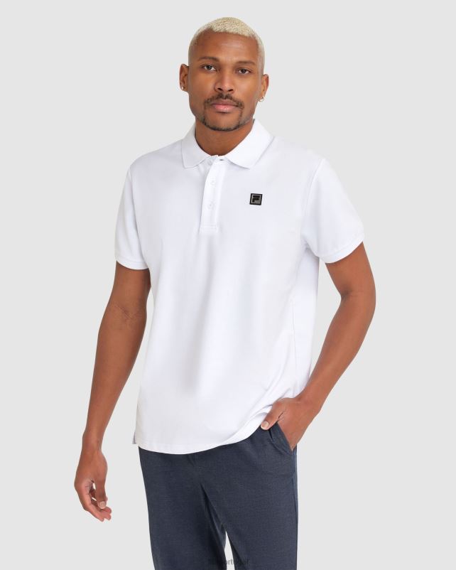 PPH0J2345 branco FILA polo blake fila branca masculina