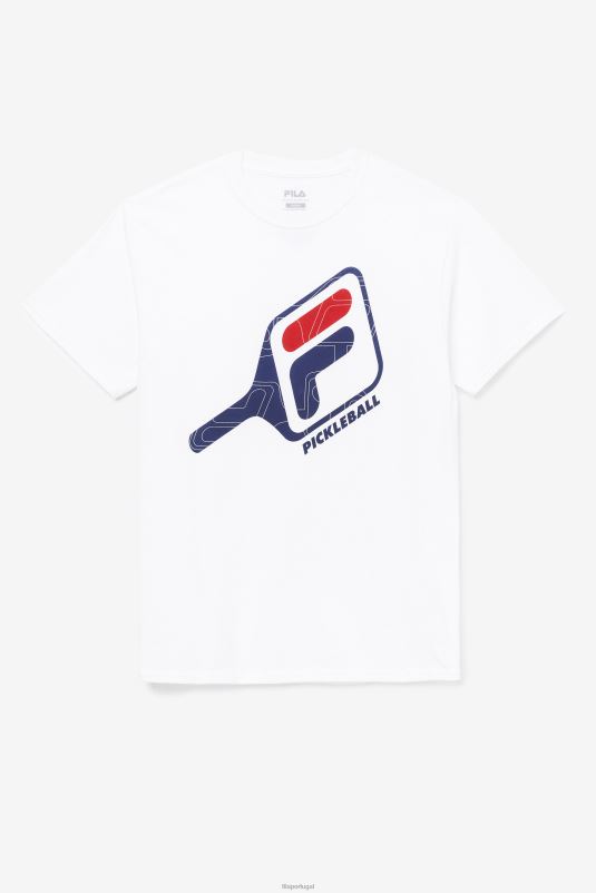 PPH0J1114 branco FILA camiseta fila branca pickleball paddle