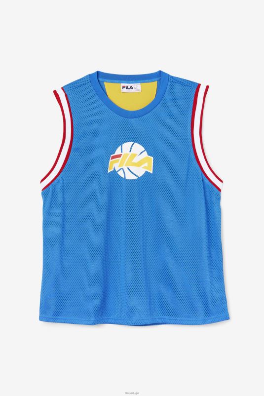 PPH0J220 azul/branco/vermelho/dourado FILA camisa de basquete fila azul/branco/vermelho/dourado ovi