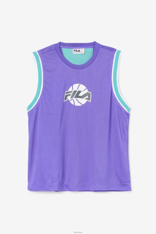 PPH0J221 roxo/cerâmica/branco/sombra FILA camisa de basquete ovi roxa/cerâmica/branca/shadow fila