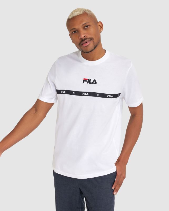 PPH0J2319 branco FILA camiseta fila masculina branca