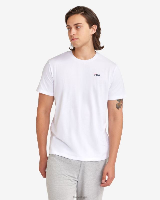 PPH0J2333 branco FILA camiseta básica masculina fila branca