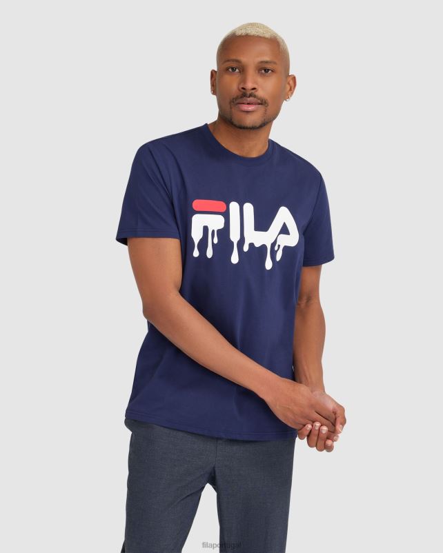 PPH0J2402 nova marinha FILA camiseta matthew masculina fila new navy