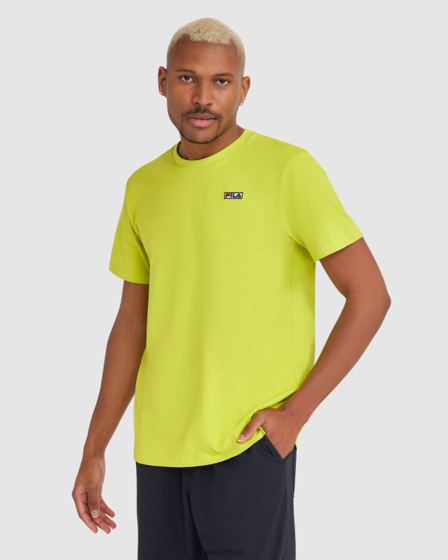 PPH0J2412 verde cítrico FILA camiseta fila verde cian masculina