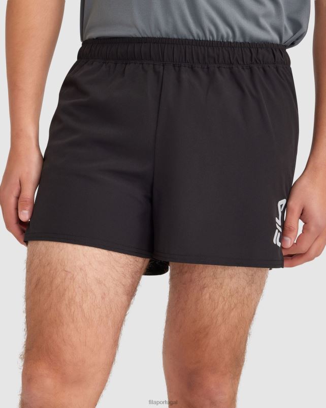 PPH0J2420 preto FILA short fila caleb run masculino preto