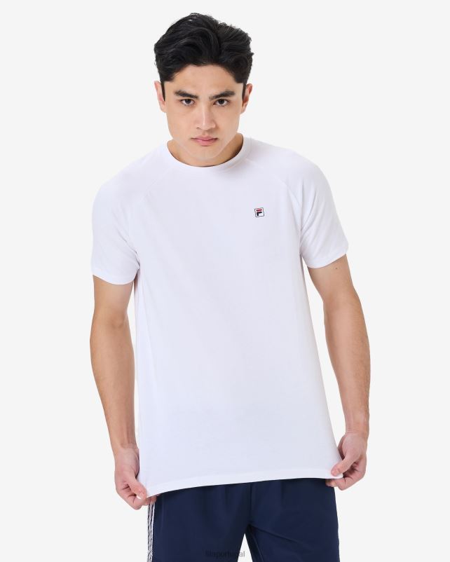 PPH0J2526 branco FILA camiseta fila hannes masculina branca