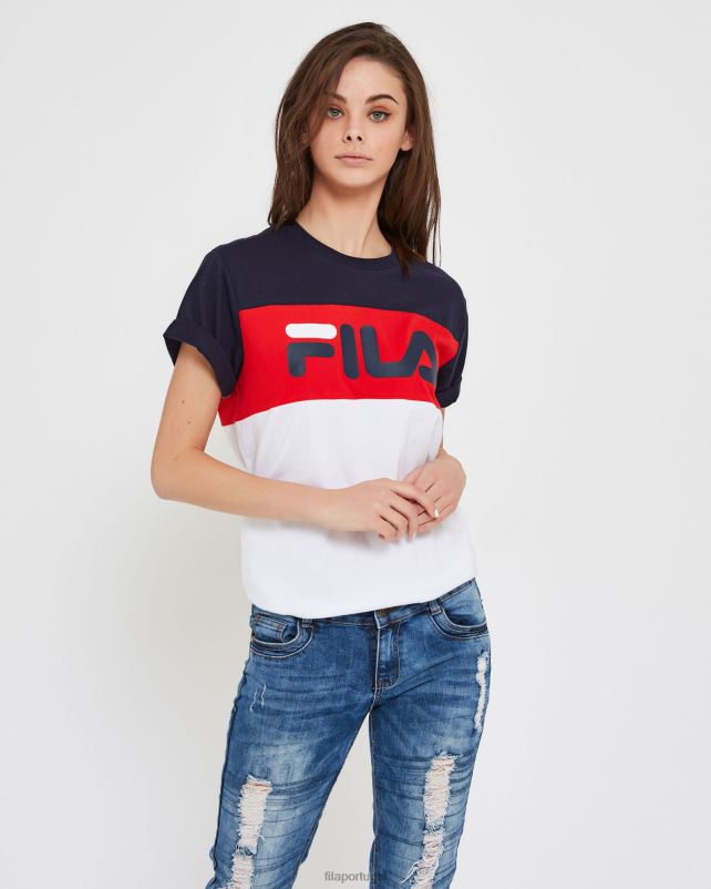 PPH0J2539 branco FILA camiseta fila unissex genoa branca