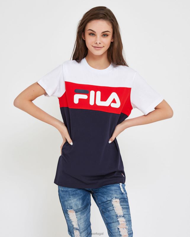 PPH0J2541 nova marinha FILA nova camiseta fila unissex genoa azul marinho