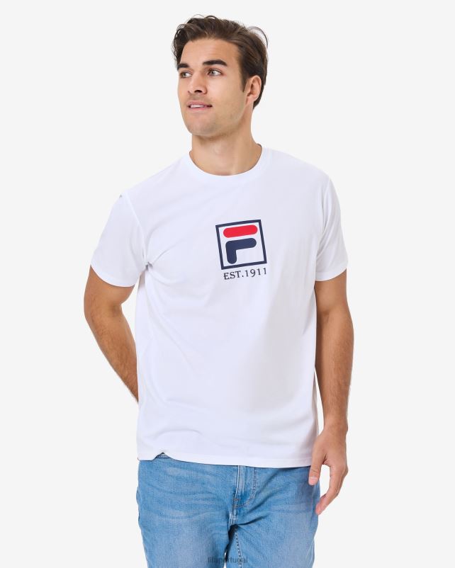 PPH0J2569 branco FILA fila unissex alto 2.0 camiseta branca
