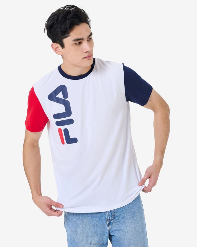PPH0J2580 branco FILA camiseta fila branca bjorn