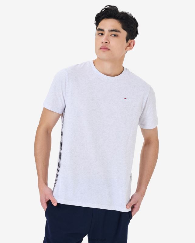 PPH0J2588 mármore cinza claro FILA camiseta elias masculina fila cinza claro marle