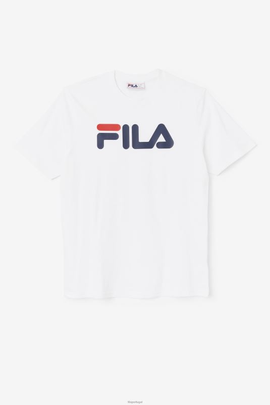 PPH0J280 branco FILA camiseta fila masculina branca