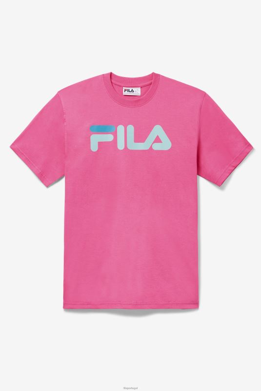 PPH0J286 carmim rosa FILA camiseta fila carmine rose masculina