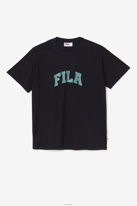 PPH0J293 abeto preto/azul FILA cody camiseta fila preta/azul spruce