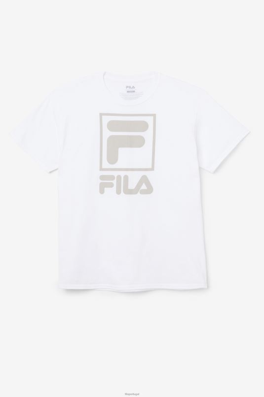 PPH0J305 branco FILA camiseta fila branca