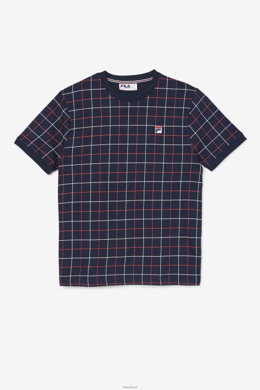 PPH0J317 marinho/vermelho/branco FILA casbian tripulação fila azul/vermelho/branco