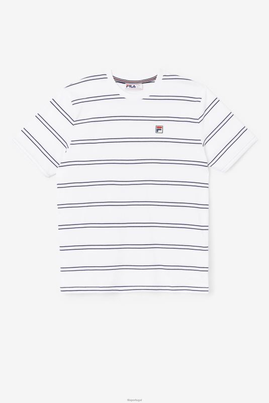 PPH0J368 branco/casaco FILA camiseta felix fila branca/peacoat