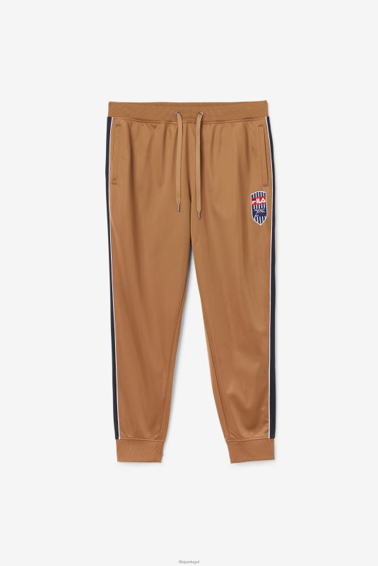 PPH0J894 tabaco marrom/branco FILA tabaco marrom/branco 2pac track pant fila