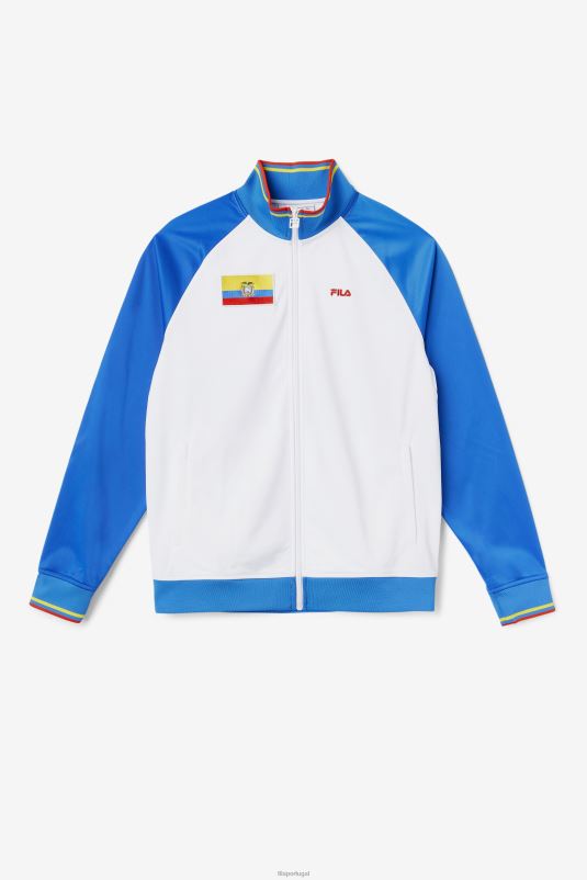 PPH0J920 branco/azul/vermelho ardente/amarelo FILA jaqueta equador fila branco/azul/vermelho ardente/amarelo