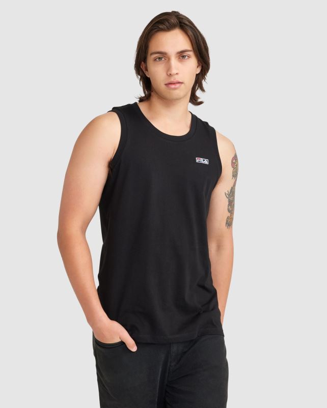 PPH0J2346 preto FILA fila tanque cian masculino preto