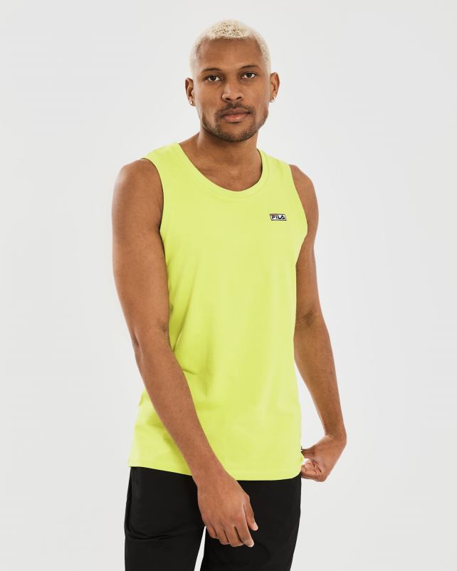 PPH0J2351 verde cítrico FILA tanque cian masculino fila verde cítrico