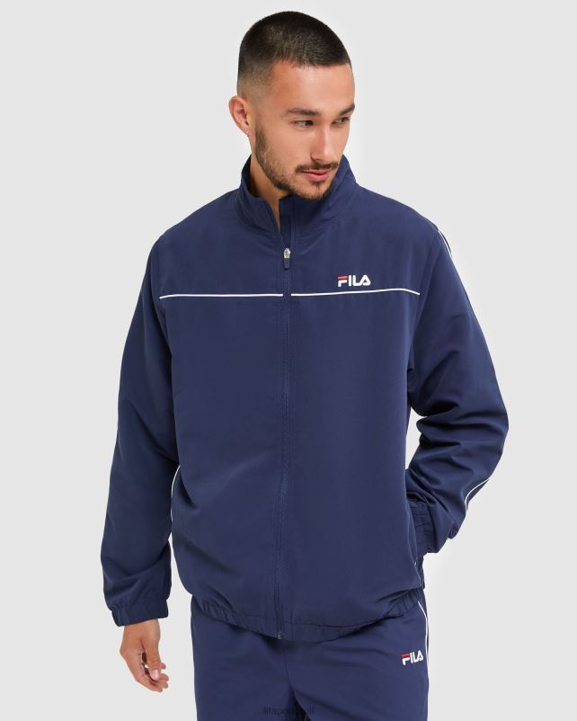 PPH0J2479 nova marinha FILA jaqueta de microfibra masculina fila classic nova azul marinho