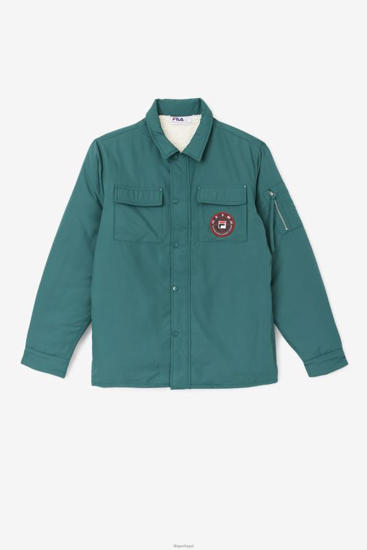 PPH0J799 junho/branco FILA fila nile shacket junebug/branco