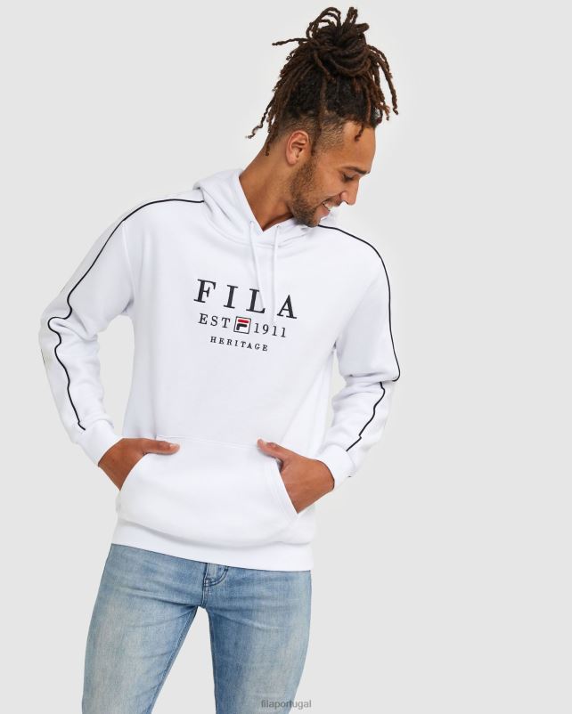 PPH0J2442 branco FILA capuz fila branco unissex
