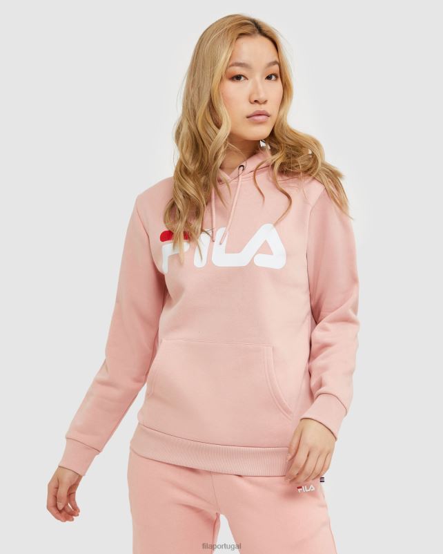 PPH0J2472 rosa suave FILA mellow rose clássico capuz unissex fila