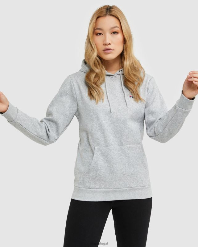 PPH0J2494 mármore prateado FILA fila silver marle classic unissex capuz 2