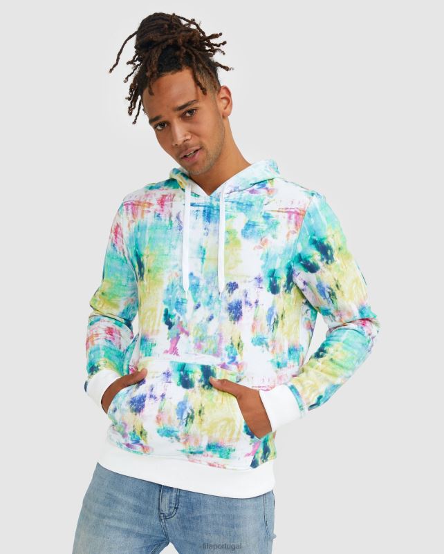 PPH0J2534 tie dye FILA moletom fila tie dye