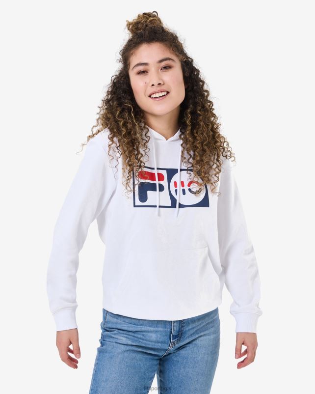 PPH0J2619 branco FILA capuz de aniversário unissex fila branco