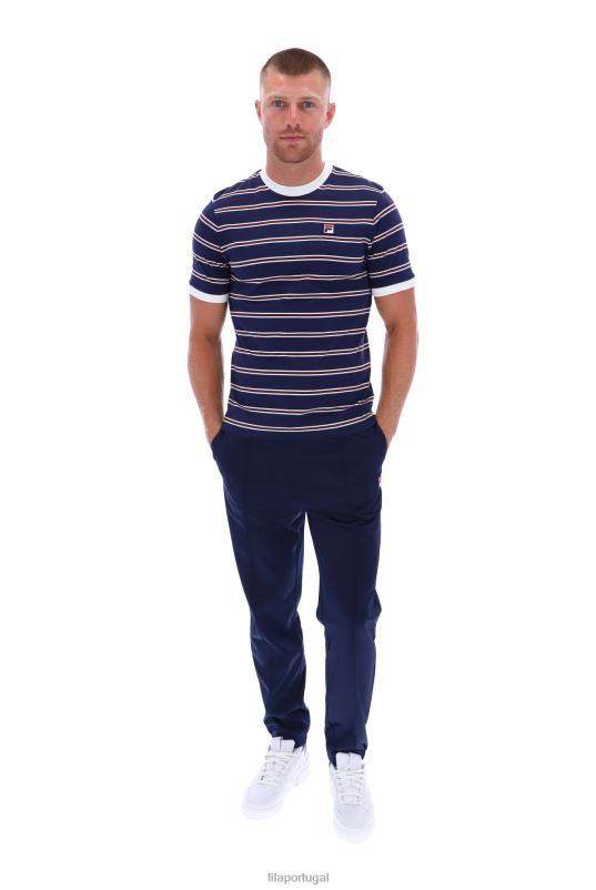 PPH0J3306FILA camiseta santiago ringer com listra de herança fila