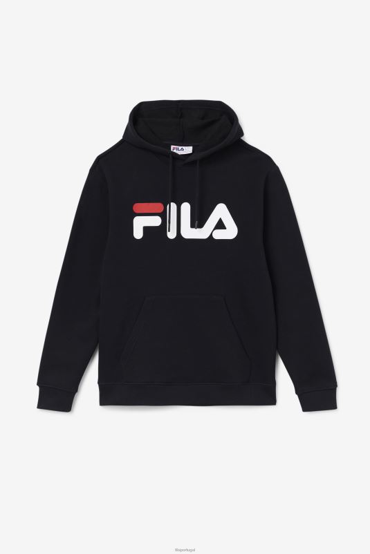 PPH0J488 preto/branco/vermelho FILA samari moletom com capuz fila preto/branco/vermelho
