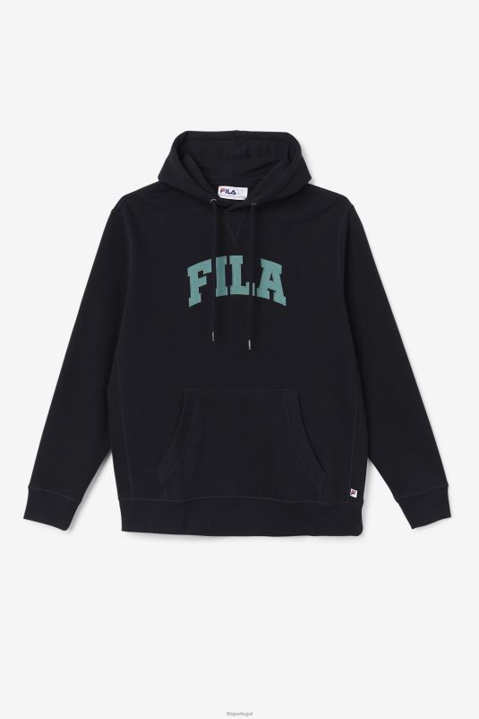 PPH0J494 abeto preto/azul FILA brook moletom com capuz fila preto/azul spruce
