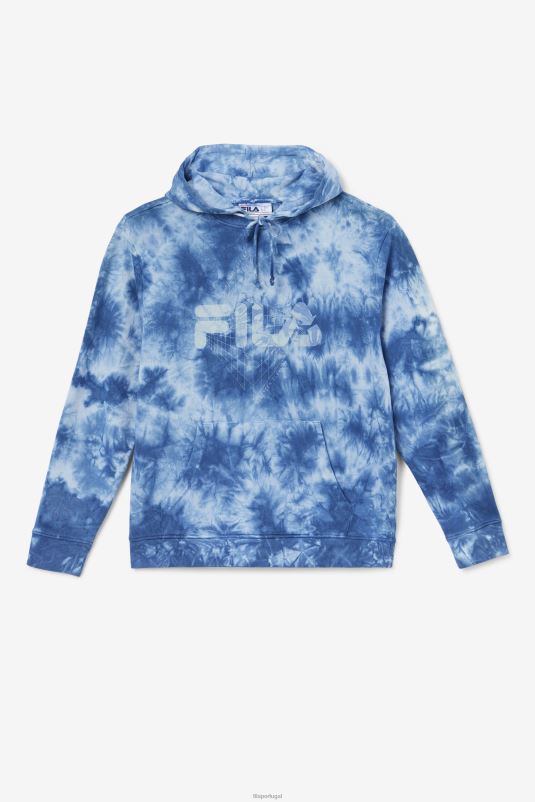 PPH0J521 majólica azul/pedra FILA moshi moletom com capuz majolica azul/pedra fila