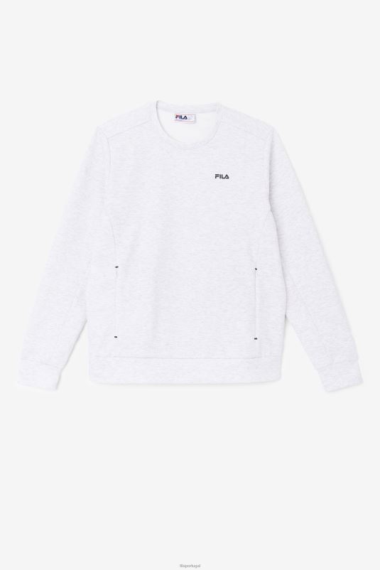 PPH0J541 marga branqueada/preta FILA fila emry crew white marl/preto