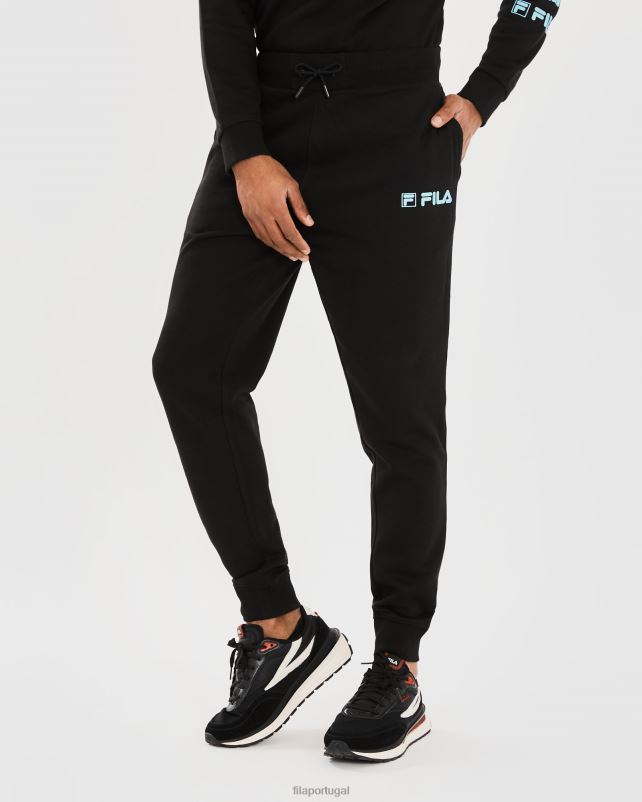 PPH0J2316 preto FILA calça halsey fila masculina preta