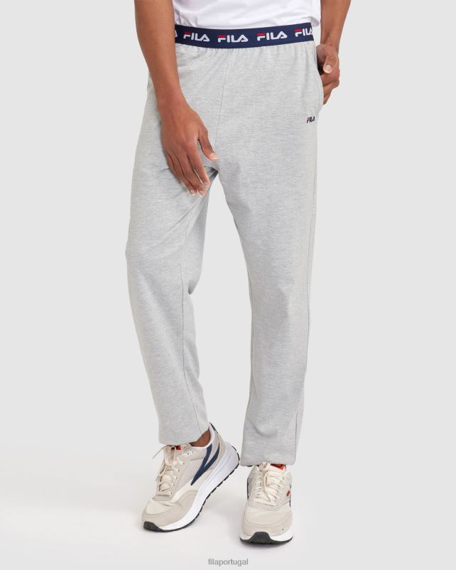 PPH0J2330 mármore prateado FILA calça básica masculina fila silver marle