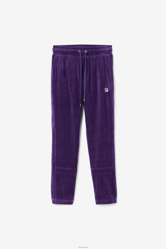 PPH0J577 cordial de amora FILA fila ravid veludo pant blackberry cordial