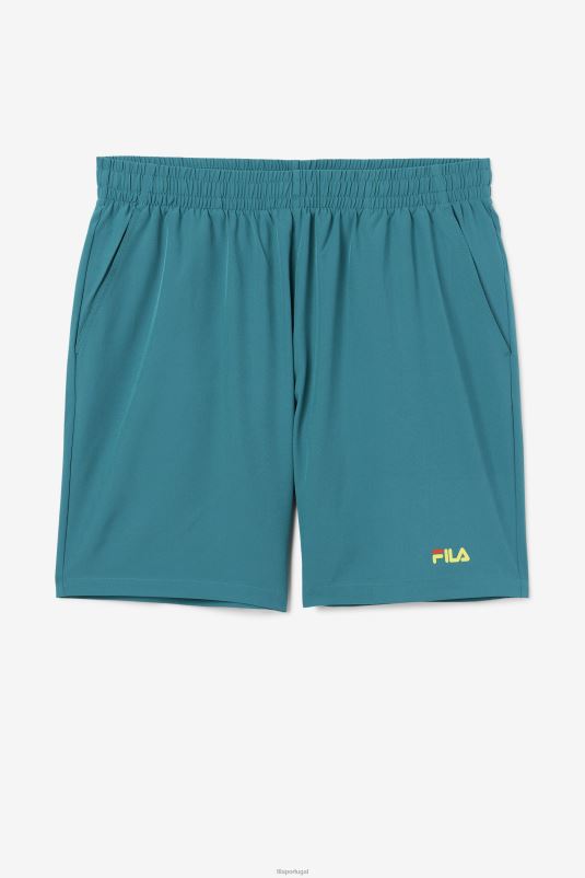 PPH0J608 bayou/tomate cereja/amarelo FILA ravini short fila bayou/tomate cereja/amarelo