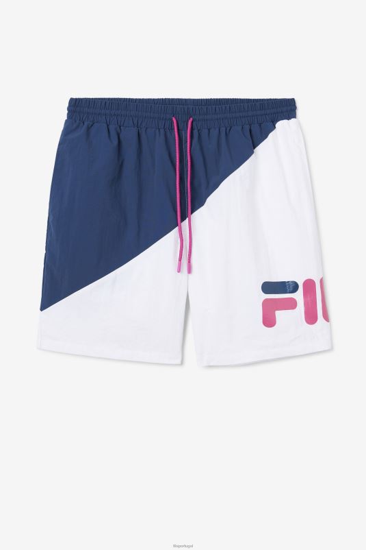 PPH0J670 marinho/branco/roxo FILA short de natação fila azul marinho/branco/roxo ama