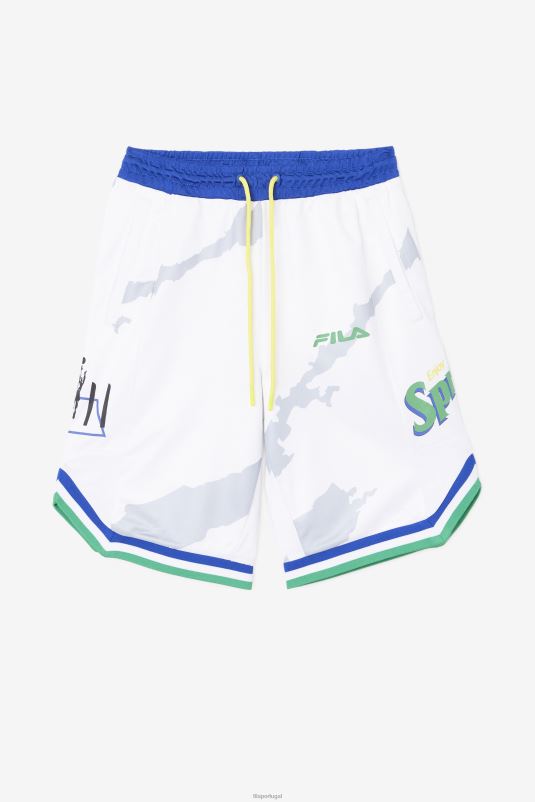 PPH0J690 branco/azul/jujuba/dourado FILA branco/azul/jujuba/dourado grant hill x sprite short fila