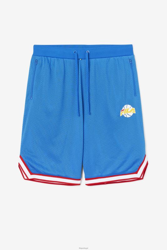 PPH0J725 azul/branco/vermelho/dourado FILA ovi short de basquete azul/branco/vermelho/dourado fila