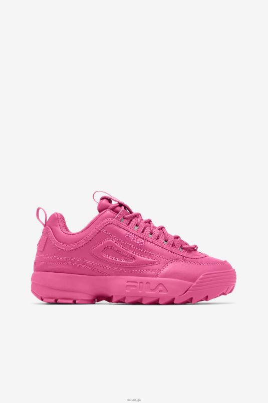 PPH0J1145 rosa fúcsia FILA disruptor 2 premium feminino fila rosa