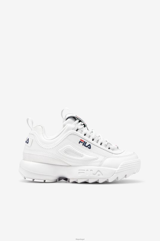 PPH0J1190 branco/marinho/vermelho FILA disruptor 2 premium fila feminino branco/marinho/vermelho