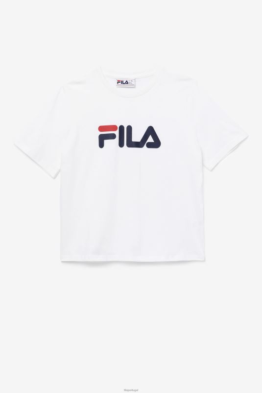 PPH0J1408 branco FILA camiseta fila branca miss eagle