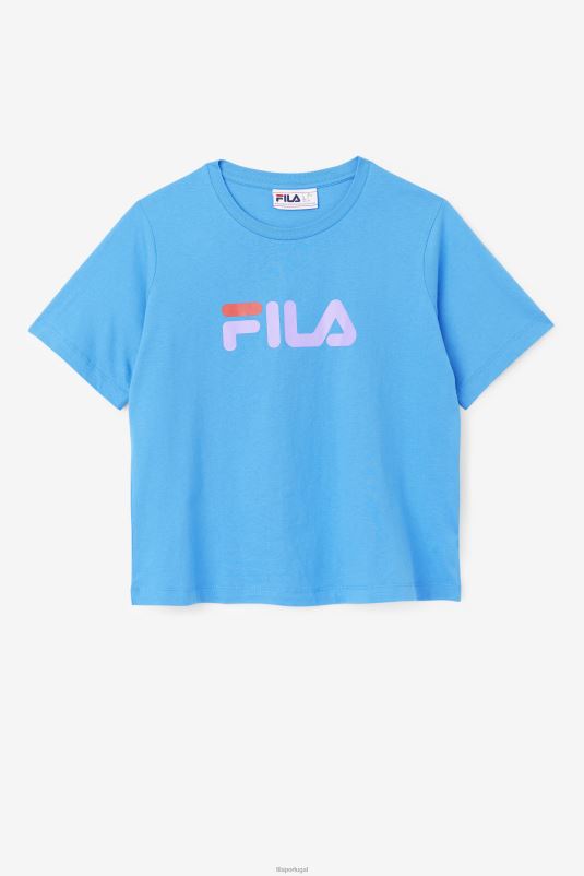 PPH0J1483 azul francês FILA camiseta fila thea azul francesa